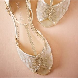 BHLDN Bella Belle Maisie T-strap Flats